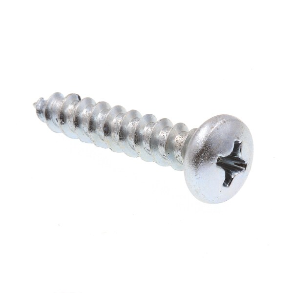 Prime-Line Sheet Metal Screw, #10 x 1 in, Zinc Plated Pan Head Phillips Drive, 100 PK 9020346 - main